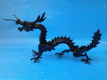 Drache 2mm Stahl schwarz verzinkt